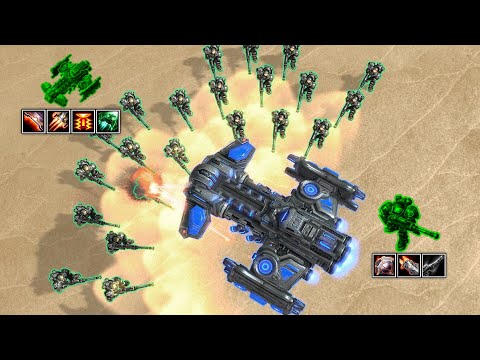 25 Raynors vs Raynor sat in a Hyperion. Who wins? | Daily SC2 Brawl