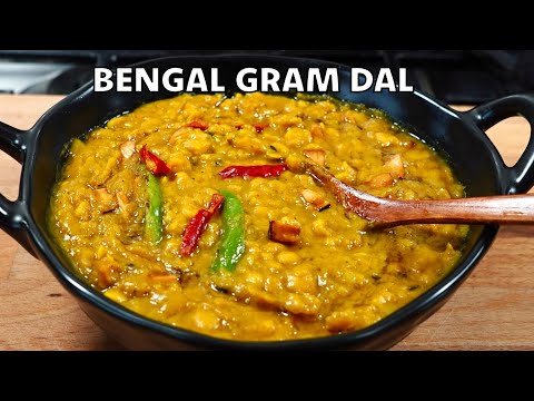 A UNIQUE WAY Of Cooking Chana Dal Recipe (BENGAL GRAM DAL) | CHOLAR DAL