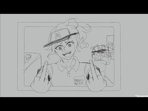 look where you're eating, hajime | komahina animatic/shitpost