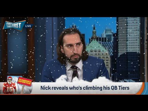 FIRST THINGS FIRST | Nick Wright SHOCKS, Baker Mayfield Is A TOP Playoff QB With Tampa Bay Bucs