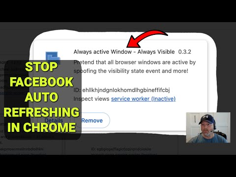 How To Stop Facebook From Auto Refreshing in Chrome