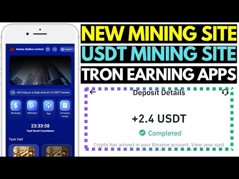 Legit USDT Investment Platform | New USDT Earning Apps | Best USDT Mining Website in 2025