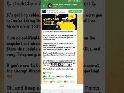 Duckchain snapshot on November 18th #duckchain