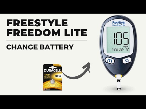 Change battery in FreeStyle Freedom Lite Meter