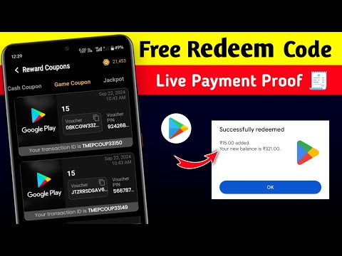 Live Proof 💯 | Google Play Redeem Code App | Free Redeem Code App | Qlan App Payment Proof