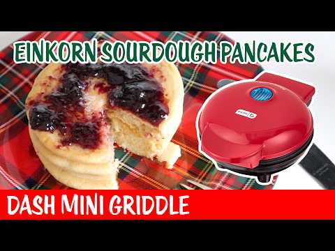 Einkorn Sourdough Discard Pancakes - Dash Mini Griddle - Day 7 Bonne Maman Advent Calendar 2024