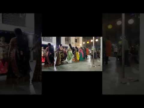 Navaratri celebrations @ our apartment, Gujarat, Garba dance, Part 1