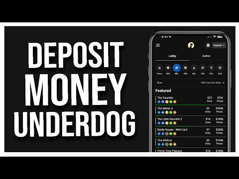 How to DEPOSIT Money on Underdog Fantasy App (EASY)