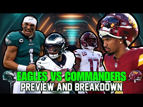 🦅🔥 MASTERCLASS Performance from the Defense 🔥🦅 Eagles vs Commanders Preview I Party on Broad