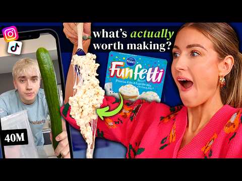 I Tried EVERY VIRAL RECIPE off TIKTOK / INSTAGRAM (so you don't have to)