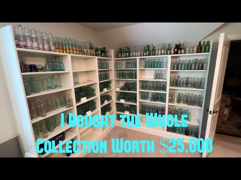 I Bought a Bottle Collection Worth $25,000 to Resell on eBay | Vintage Antique Bottles