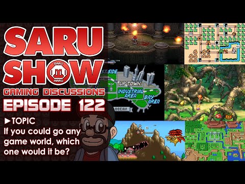 SARUSHOW Ep 122 ► If you could go to any game world, which one would it be? #retrogaming #arcade