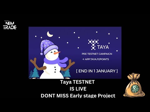 Taya Testnet Airdrop Guide for Beginners | Easy Step-by-Step Tutorial