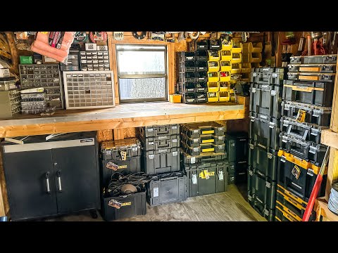 Small Tool Workshop Shed Organization Ideas | TSTAK | It ain’t pretty but it works