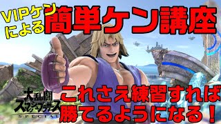 【スマブラSP】”超絶”初心者用ケン使い方講座 #1【簡単最強コンボの出し方】