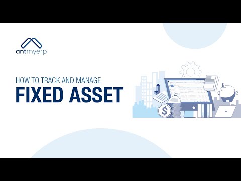 Track & Manage Fixed Assets | Assets Management | AntMyERP- English