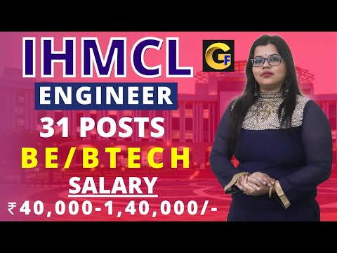 IHMCL RECRUITMENT 2024 || ENGINEER || 31 POSTS || BE/BTECH || ₹ 40,000 -1,40,000 || FRESHERS