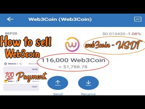 How to sell web3coin on trust wallet | How to swap web3coin to usdt💯 | Web3coin withdraw update