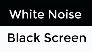 White Noise Black Screen | Ad-Free | White Noise for Sleeping, Studying, and Stress Relief