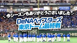 『今シーズンもありがとうございました。〜DeNAベイスターズ東京ドーム最終戦〜』