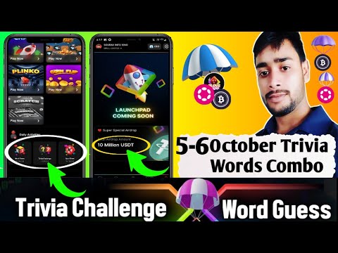 5 October blove dapp trivia challenge & words guess combo | BLove trivia video | souravinfoking