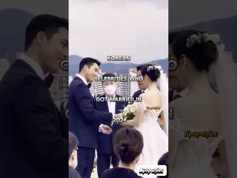 Top Korean celebrity wedding in 2024. #korean #wedding #kdrama #kpop #shorts #topstar #celebrities