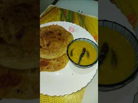 Aloo paratha & dal #shortsviral