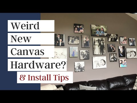 🖼Canvas Hardware Types, Tips, & How to Install 🔨