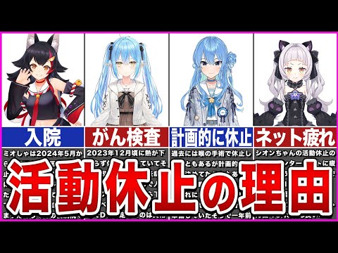 【ホロライブ】ホロメンが活動休止した本当の理由ver2【ゆっくり解説】