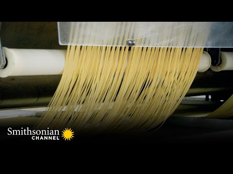 This Machine Creates a Mesmerizing Waterfall of Pasta 🍝 Inside The Factory | Smithsonian Channel