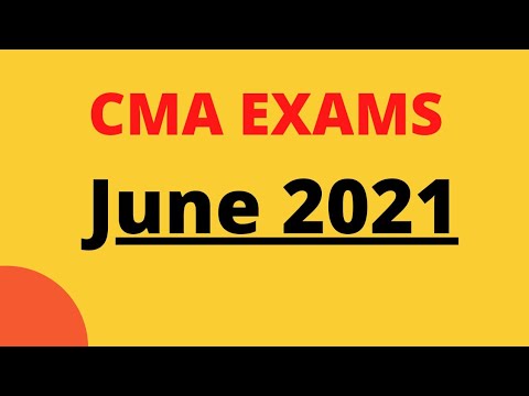 CMA Exam Dates