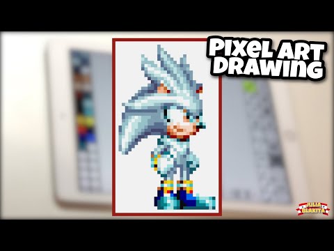 Silver the Hedgehog - Pixel Art