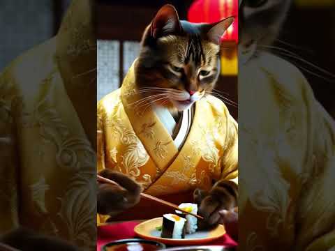 Cat Visits a Chinese Restaurant: A Feline Feast Adventure!  #cat #ai #restoration #aiart