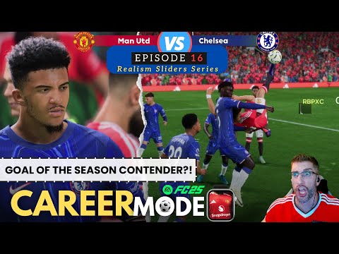 [TTB]#EAFC25 #MANUTD CAREER EP16 - GOAL OF THE SEASON CONTENDER?!🔥- ANTH JAMES NEW PLAYER ROLES MOD!