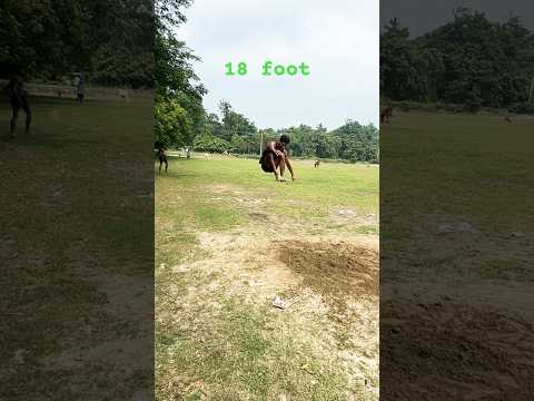 Long jump 🤟🙏💪 practice time shot 😝 #viralvideo #shorts #longjamp #motivation #trendingsong