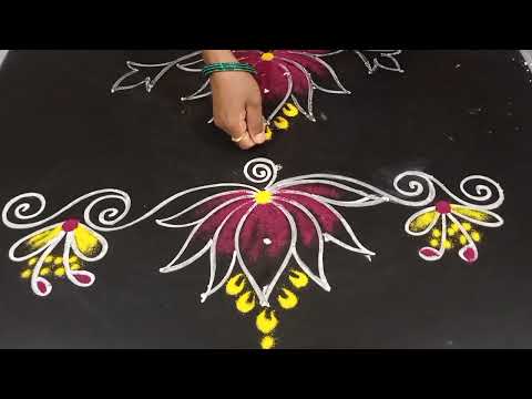 Sankranthi vaakillu,Side borders for rangoli designs,Side borders,Side borders for kolam.