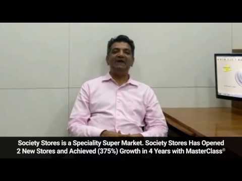 Laxmichand Gada, Proprietor at Society Stores for Business Scaling Up MasterClass®.