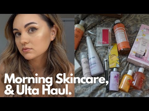 GRWM | Morning Skincare, Hair Styling Routine, & Ulta Haul