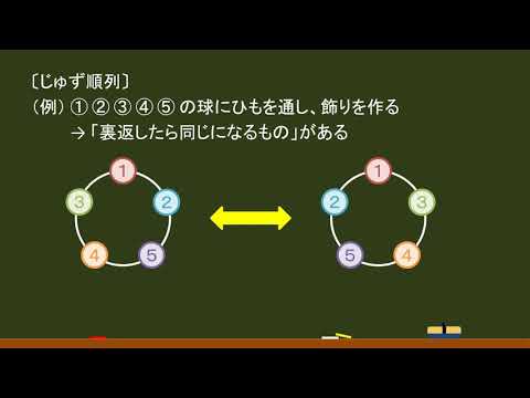 〔順列〕じゅず順列（基本）－オンライン無料塾「ターンナップ」－