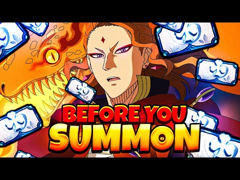 BEFORE YOU SUMMON: *AMAZING* Salamander Fuegoleon! (Investment & IMPORTANT INFO) | Black Clover M