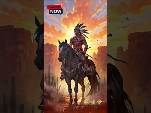 Native Warrior Rides Through the Prairie/ Native American Flute & Music #NativeAmericanFlute