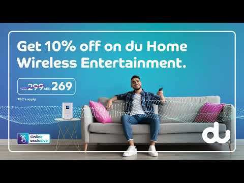 10% off on du Home Wireless