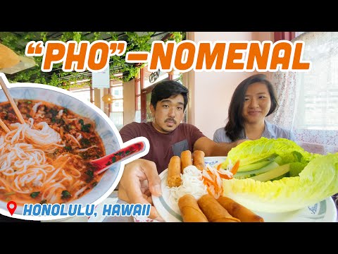 HAWAII FOOD TOUR- Authentic Vietnamese food -Cuu Long II ( Honolulu,Hawaii) #hawaii #pho