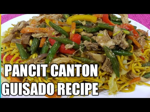 PANSIT CANTON GUISADO RECIPE(Sarah Fard)