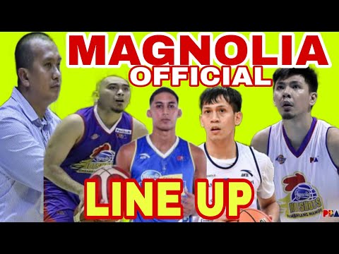 MAGNOLIA HOTSHOTS OFFICIAL ROSTER LINE UP OF PBA COMMISSIONERS CUP