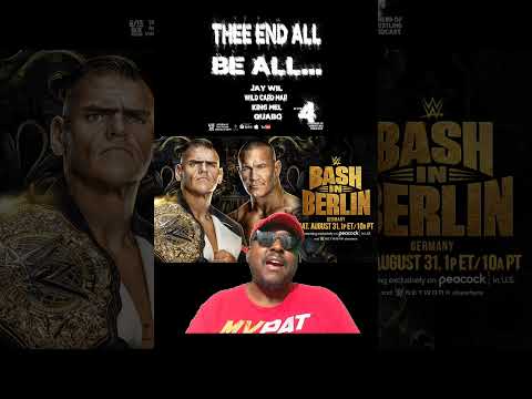 #WWE Bash in Berlin prediction w/ WCM. #gunther vs #randyorton #Berlin #Germany #wrestling