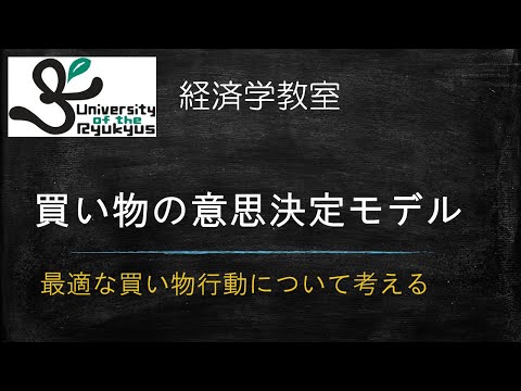 買い物の意思決定モデル (No.39) 最適な買い物行動を理論的に記述する方法を解説