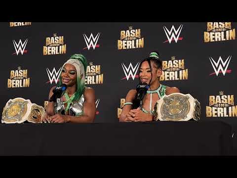 Bianca Belair & Jade Cargill: AEW, Germany Crowd, Sharing The Spotlight (WWE Bash In Berlin Presser)