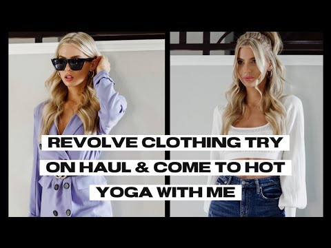 Vlog #16 | Revolve Clothing Try On Haul | Come To Hot Yoga With Me