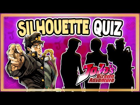 JOJO SILHOUETTE QUIZ [Super Easy - Super Hard] | 50 Characters